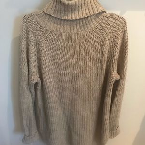 Urban Outfitters Beige Knit Turtleneck